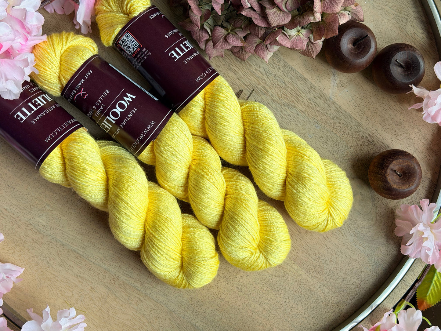 Ornella Fingering Mango Lassi – Fil BFL Soie | Wooliette