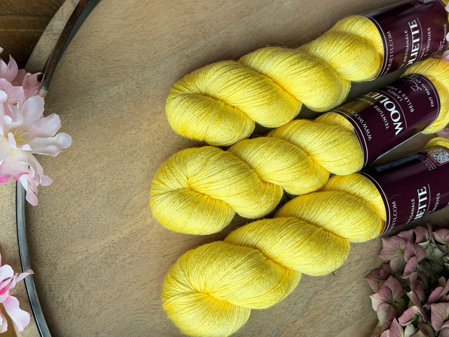 Ornella Fingering Mango Lassi – Fil BFL Soie | Wooliette