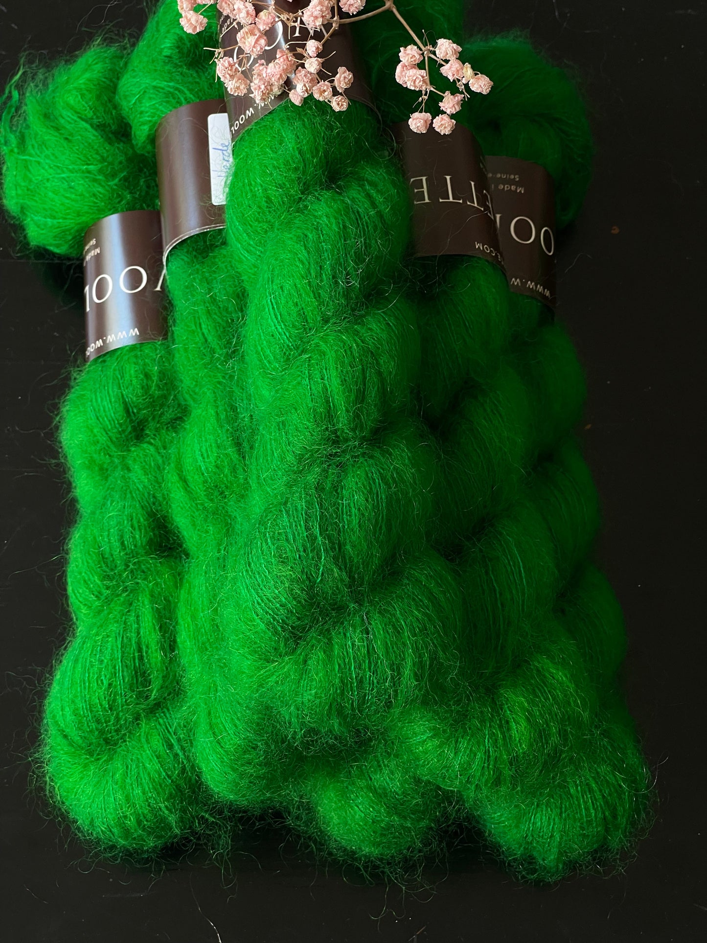 Doucette Kid Mohair & Soie Verde Light