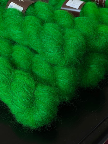 Doucette Kid Mohair & Soie Verde Light