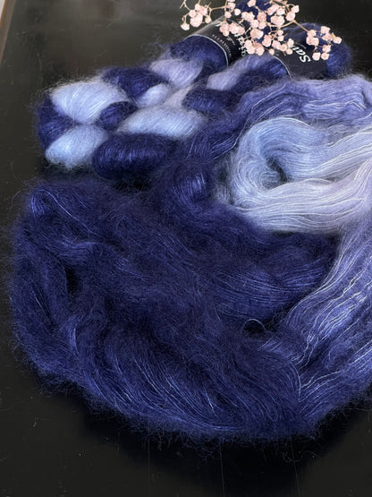 Doucette Kid Mohair & Soie Brise marine