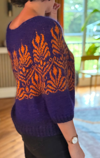 Combo laine pour tricoter le pull Art Deko (Design Eleonor Mortensen)