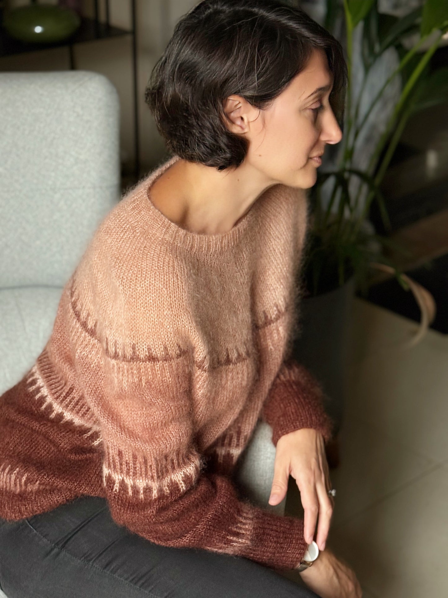 Patron Tricot Pull Brunelle Français PDF
