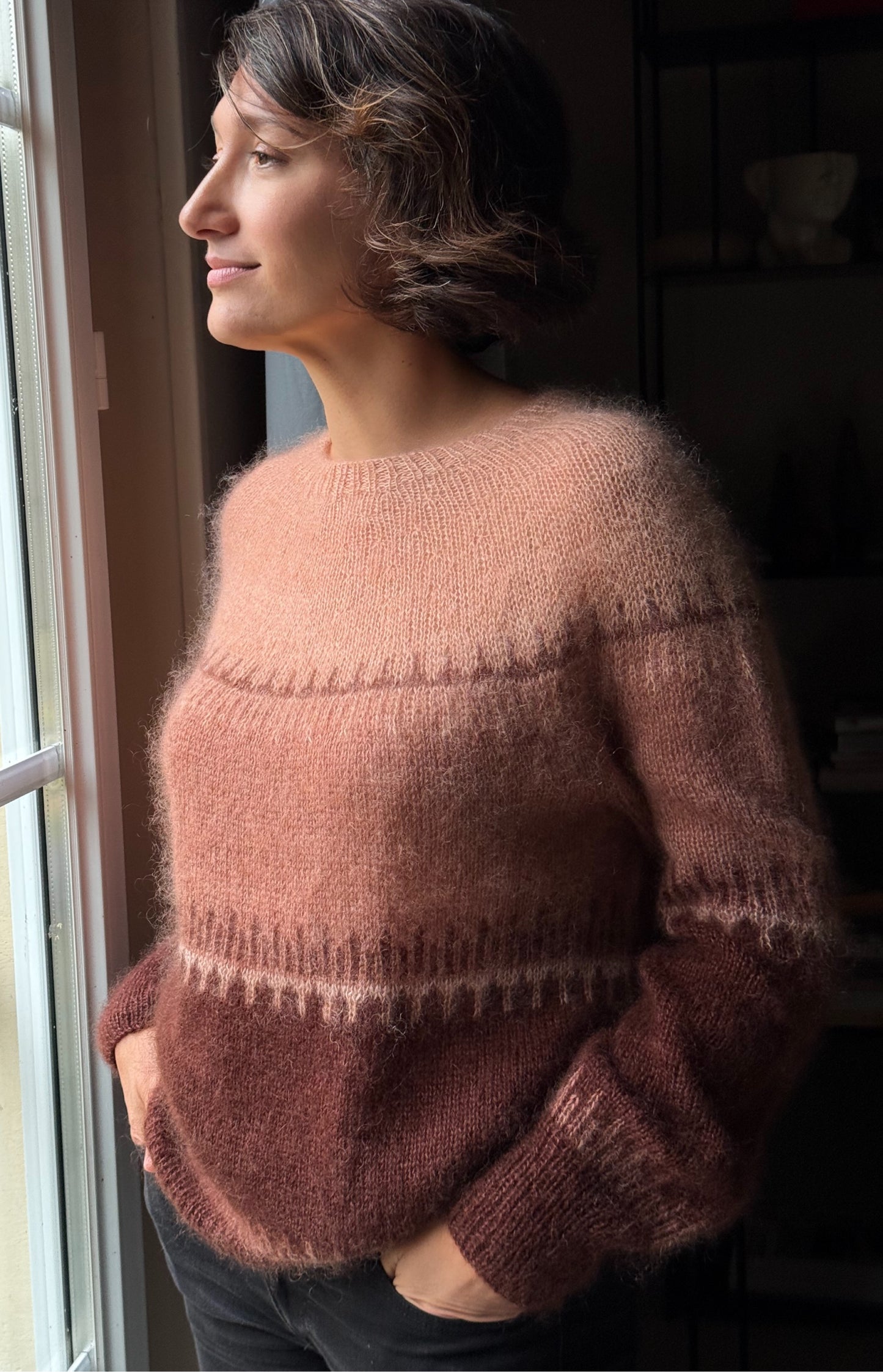 Patron Tricot Pull Brunelle Français PDF