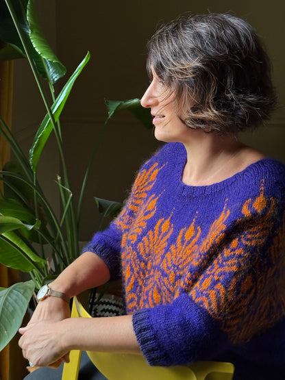 Combo laine pour tricoter le pull Art Deko (Design Eleonor Mortensen)