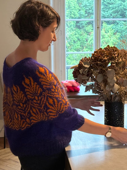 Combo laine pour tricoter le pull Art Deko (Design Eleonor Mortensen)