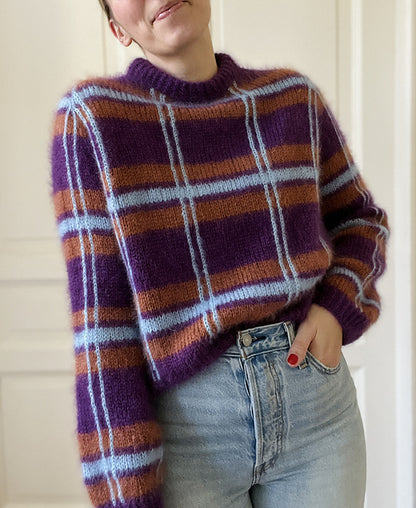 Combo Pull Ceallaigh Sweater (Horizons) - Mohair Soie Doucette