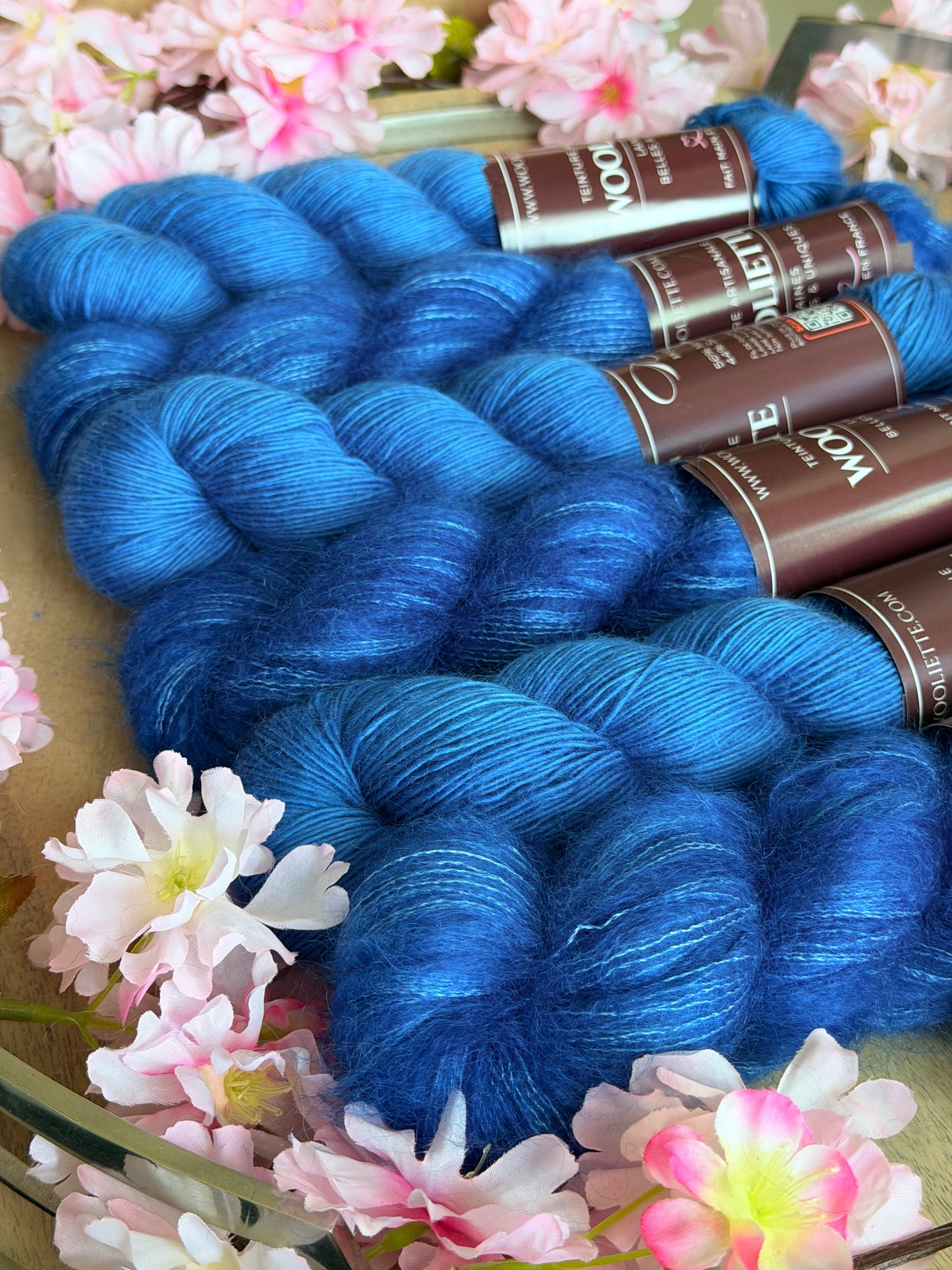 Laine artisanale Doucette Kid Mohair & Soie Alhambra