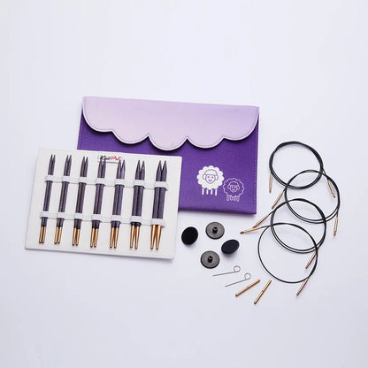 KnitPro J'adore Cubics Deluxe Kit d'aiguilles interchangeables 13 cm