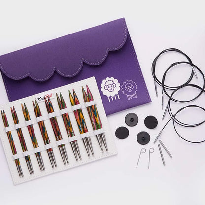 KnitPro Symfonie Deluxe - Kit d'aiguilles interchangeables 13 cm