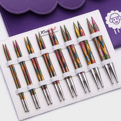 KnitPro Symfonie Deluxe - Kit d'aiguilles interchangeables 13 cm
