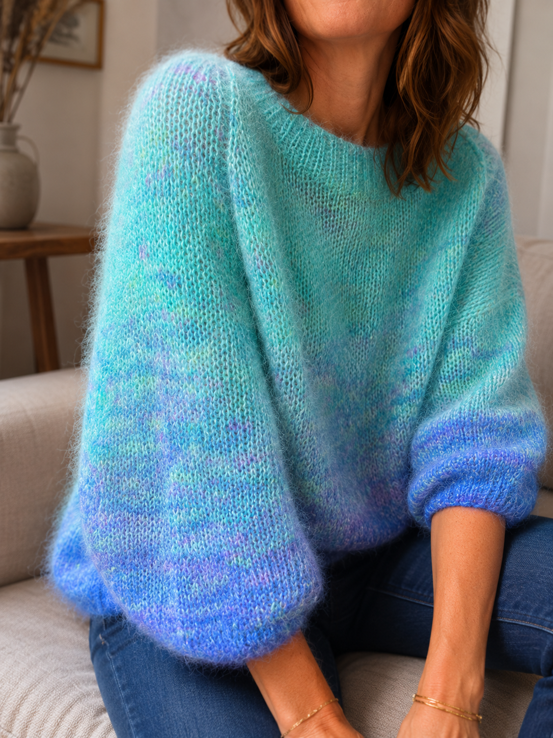 Pull Valeria Patron tricot PDF Français ( contient les versions Provence et Fraisier)
