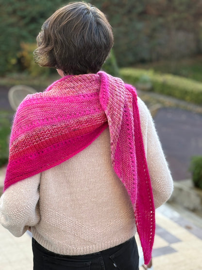 Chale Ornella patron tricot PDF