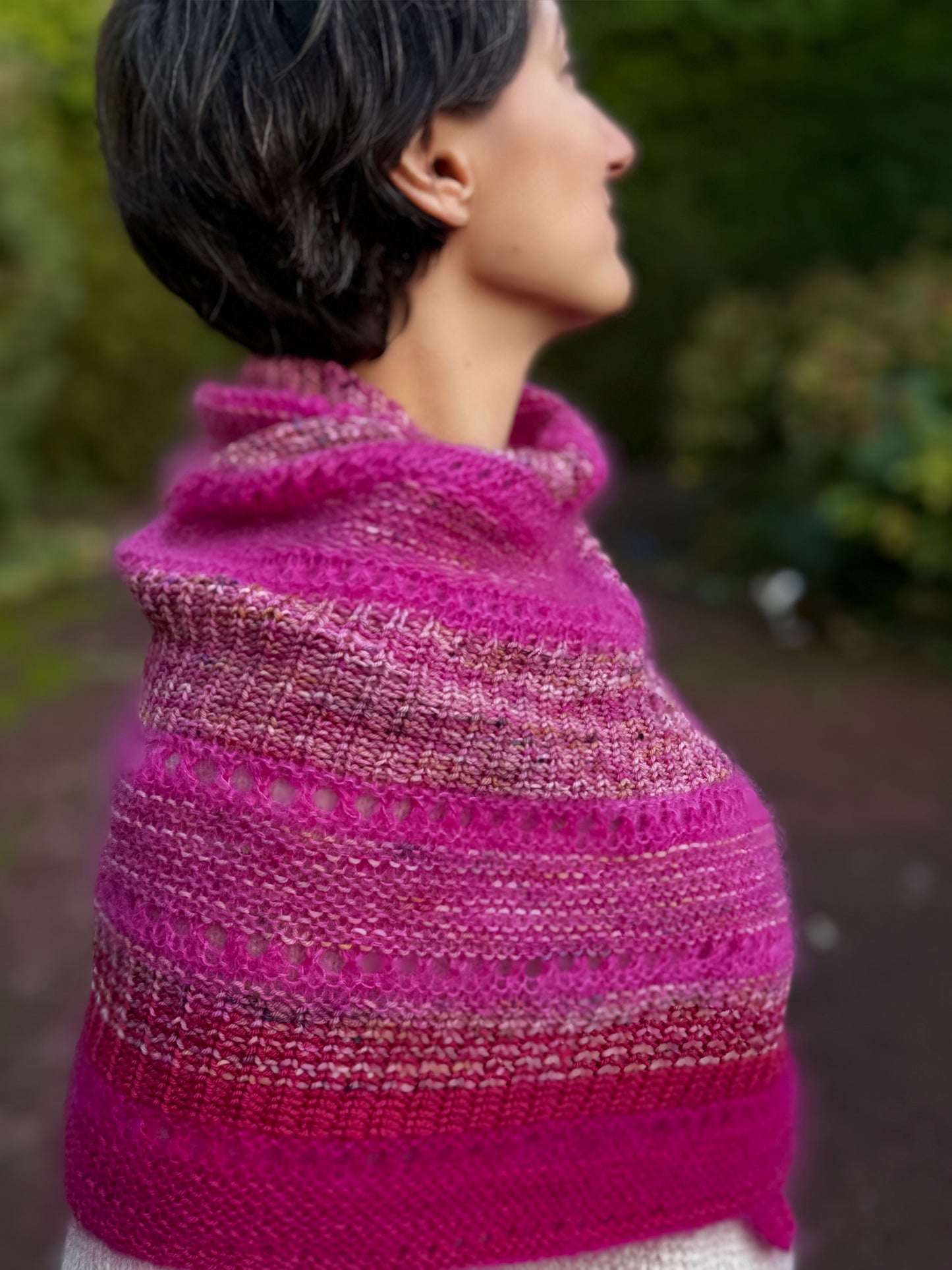 Chale Ornella patron tricot PDF