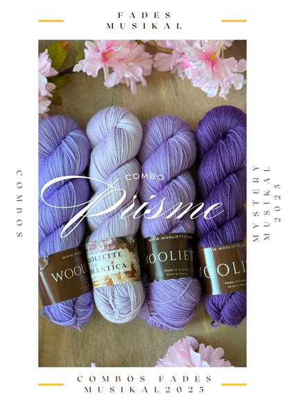 Kit laine fingering teinte main pour le Mystery KAL 2025 de Stephen West Wooliette