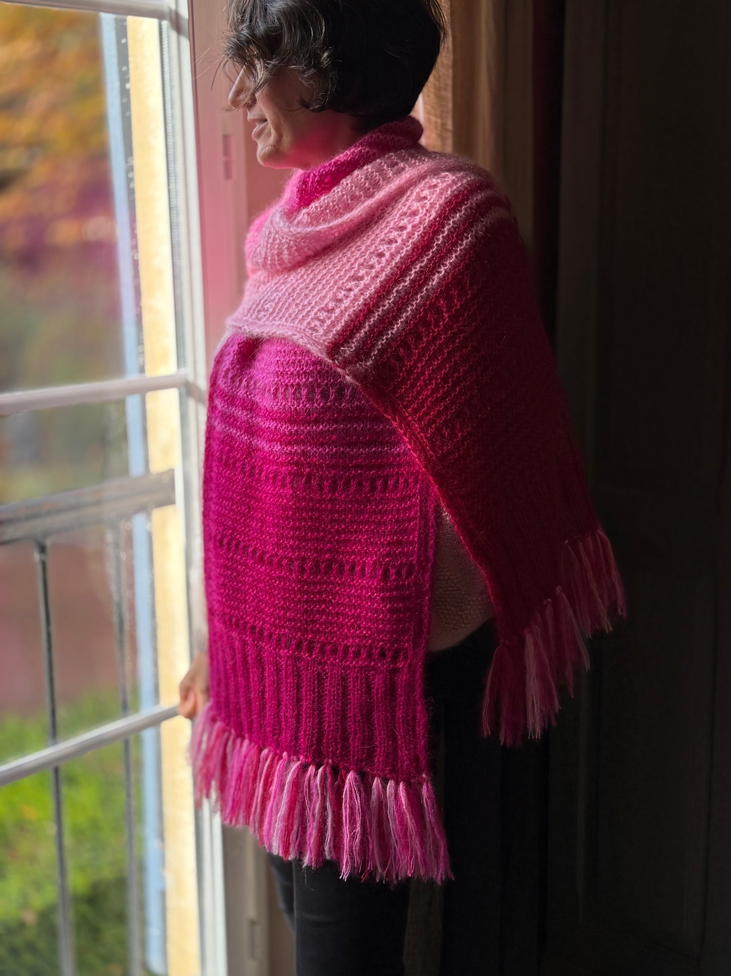 Patron Tricot Étole Camélia PDF - Wooliette