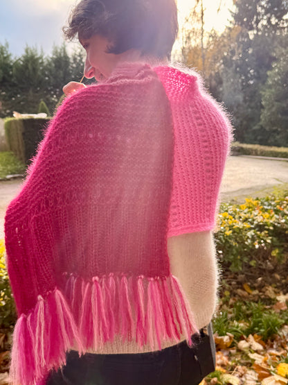 Patron Tricot Étole Camélia PDF - Wooliette