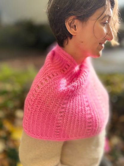 Patron Tricot Étole Camélia PDF - Wooliette