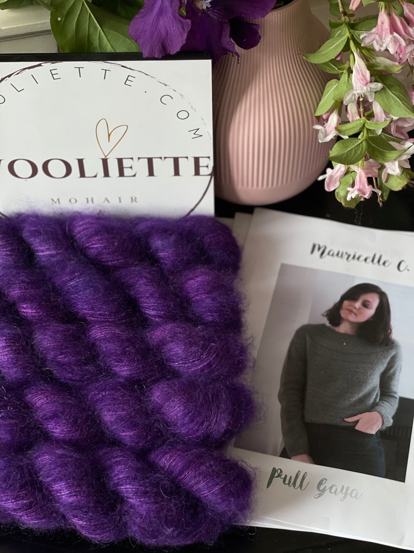 Doucette Kid Mohair & Soie Happy Colours Iris