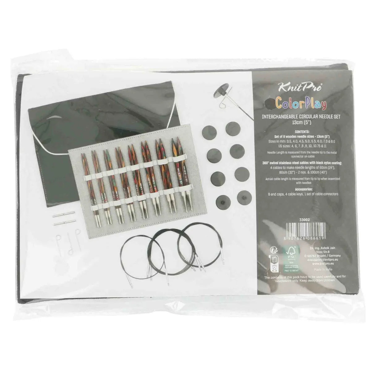 KnitPro Colourplay Kit d'aiguilles interchangeables 13 cm