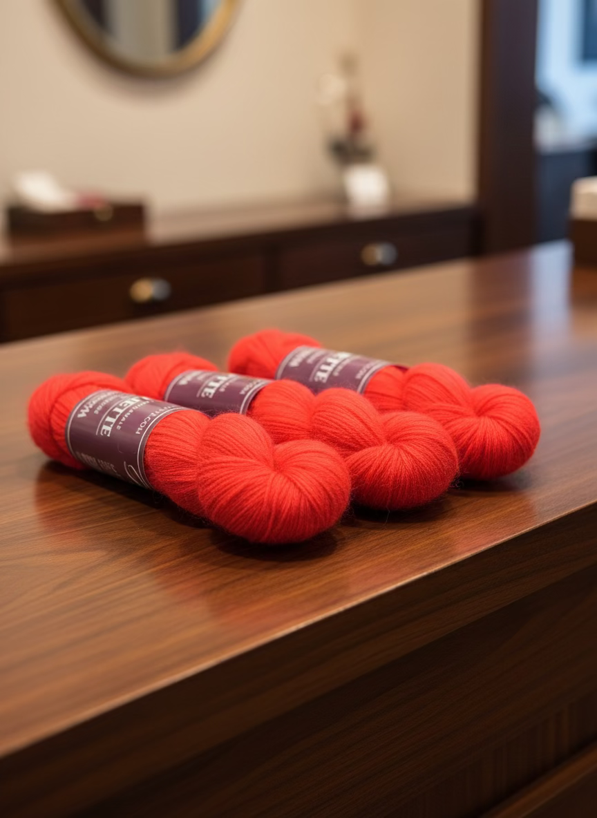 laine artisanale Wooliette, Cybele, coloris Britany, mérinos et nylon, laine à chaussettes