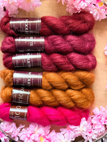 Combo Pull Ceallaigh Sweater (Augure) - Mohair Soie Doucette