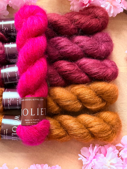 Combo Pull Ceallaigh Sweater (Augure) - Mohair Soie Doucette