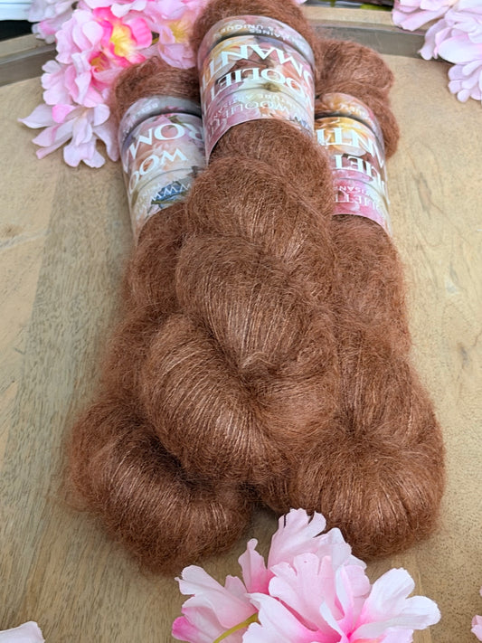 Laine artisanale Doucette Kid Mohair & Soie Trinidad