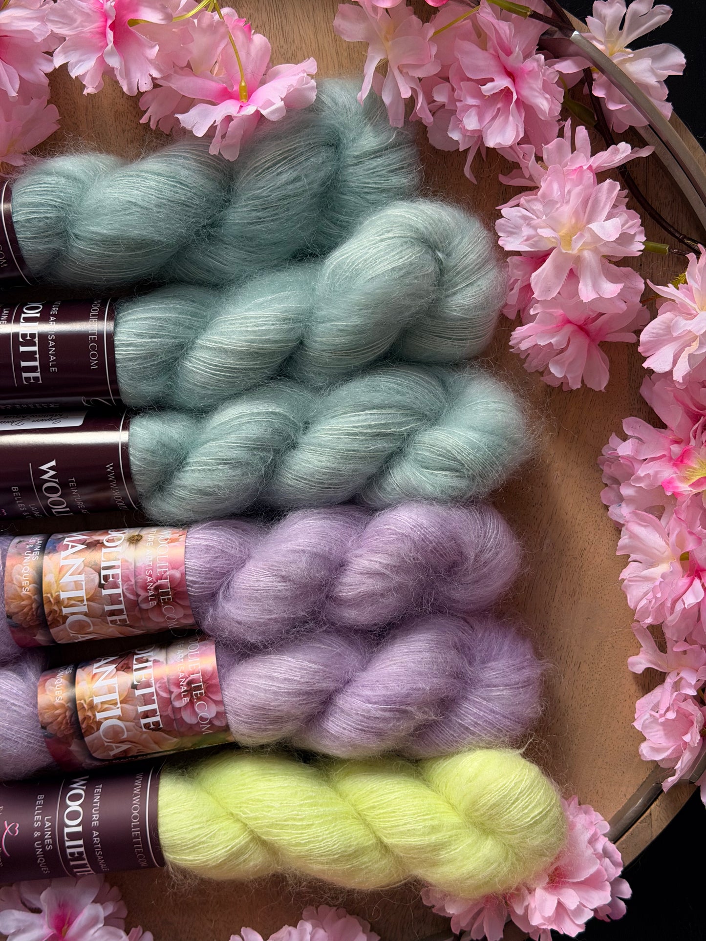Combo Pull Ceallaigh Sweater (Lila Song) - Mohair Soie Doucette