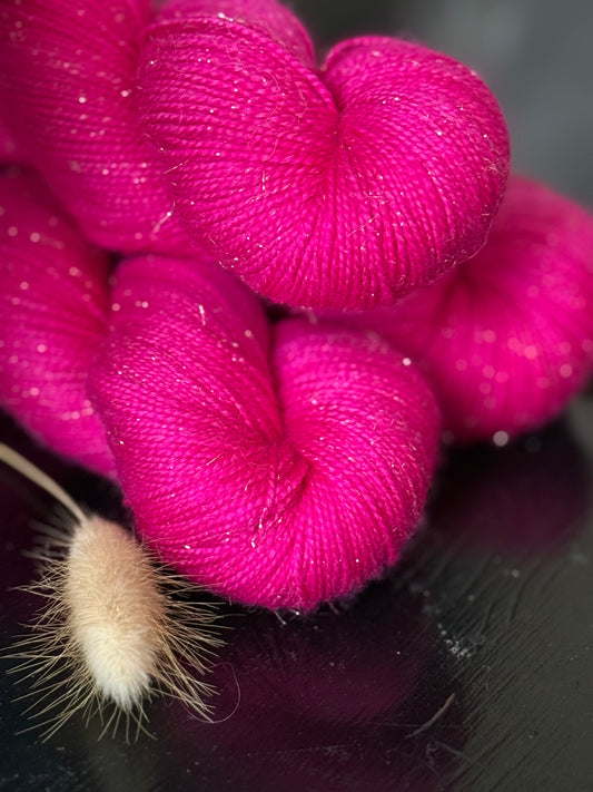 Ballerina Fingering Sock Berry Velvet