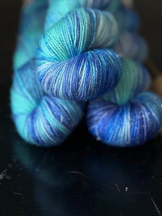 Ballerina Fingering Sock Ombres d'Azur