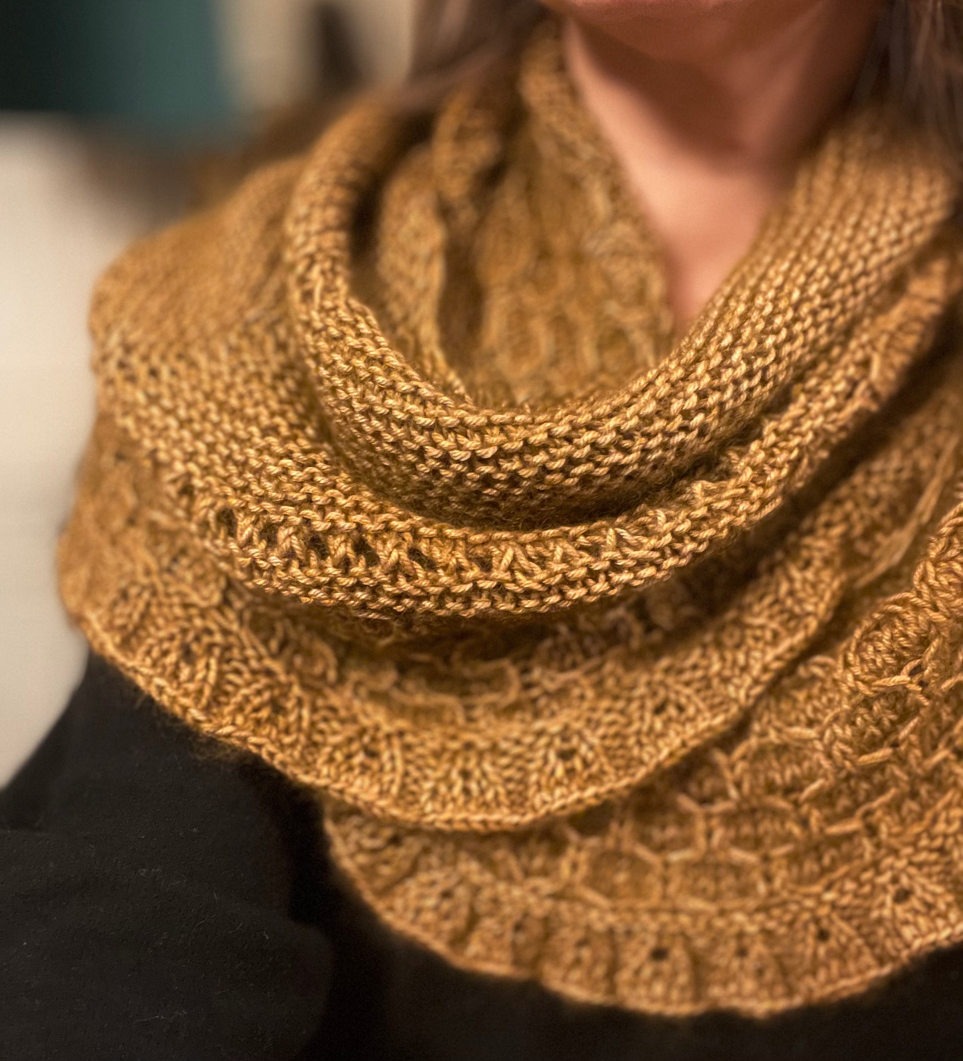 Châle Honey Patron tricot PDF Français