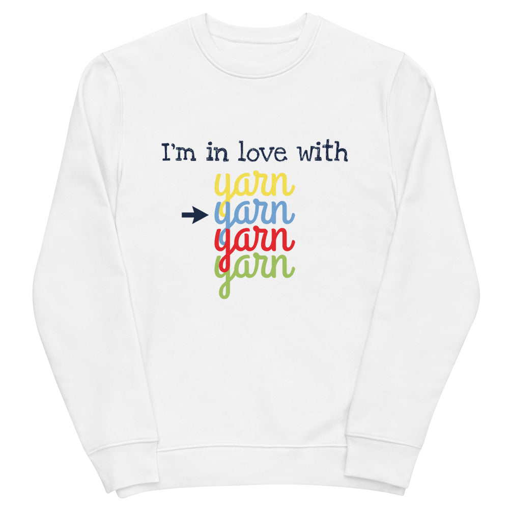 Sweatshirt I am in love with Yarn